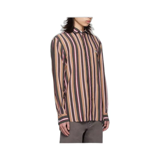 Striped Teddy Patch Shirt