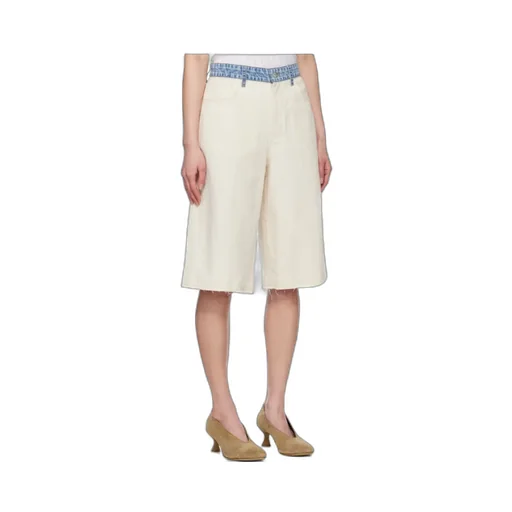 Belt Loop Denim Shorts