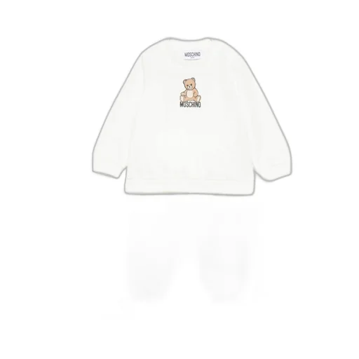 Teddy Bear Print Tracksuit Set