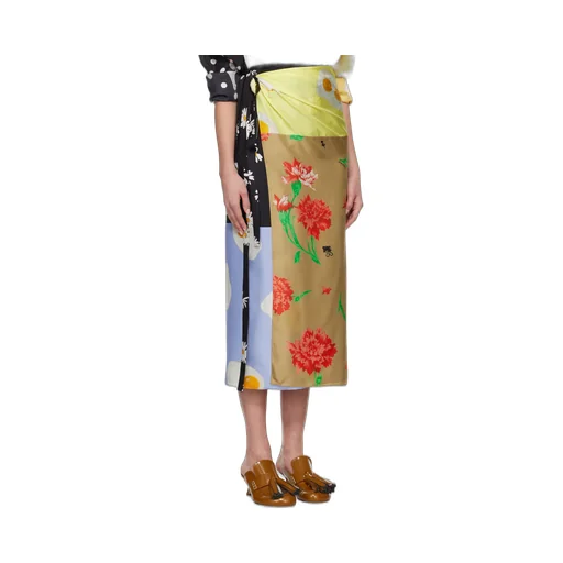 All Over Daisy Print Skirt