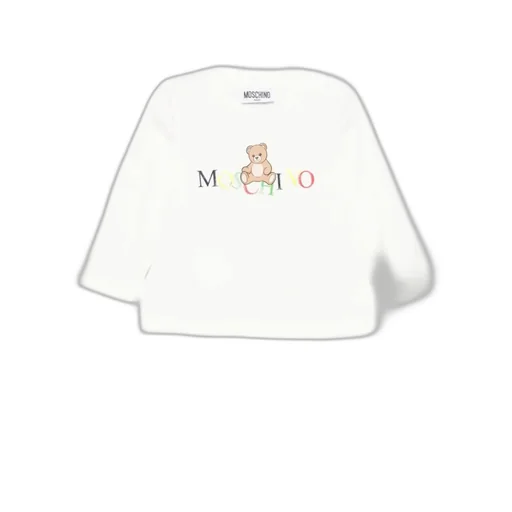Teddy Print Long Sleeve Top
