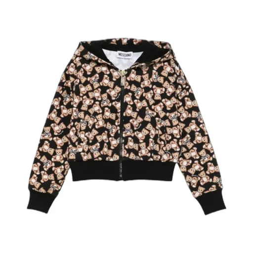 All-Over Printed Zipped Hoodie