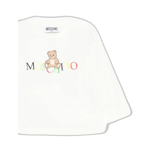 Teddy Print Long Sleeve Top