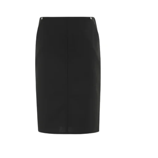 Zipped Midi Skirt