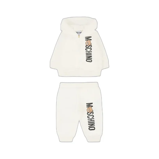 Long-Sleeved Sweatshirt And Elastic Waist Pants Set
