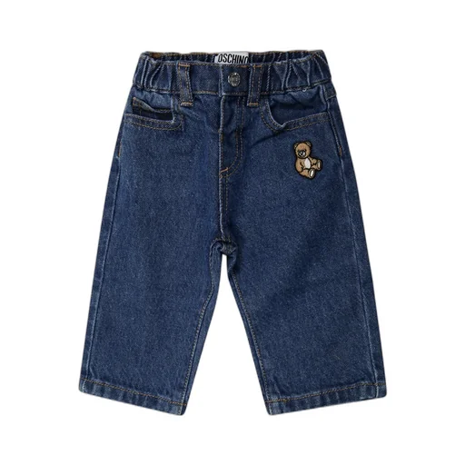 Teddy Embroidered Denim Jeans