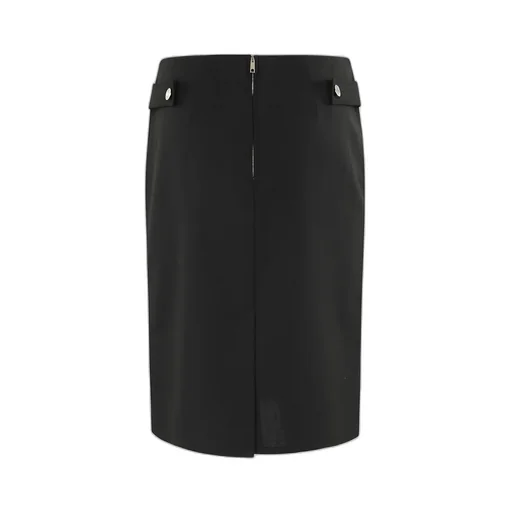 Zipped Midi Skirt