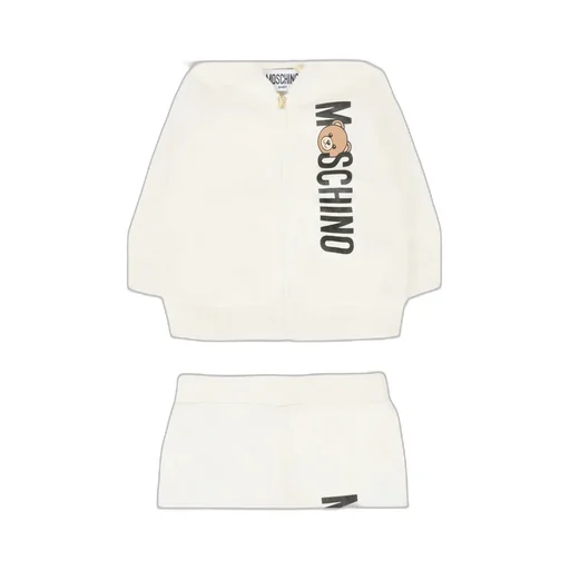 Long-Sleeved Sweatshirt And Elastic Waist Pants Set