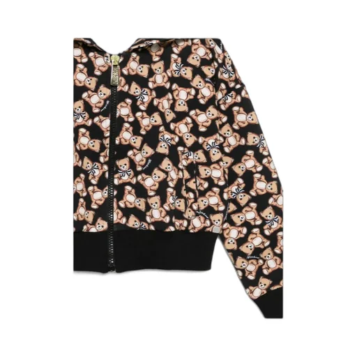 All-Over Printed Zipped Hoodie