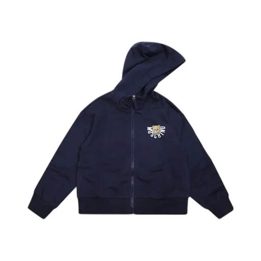 Teddy Bear-Print Zip-Up Hoodie