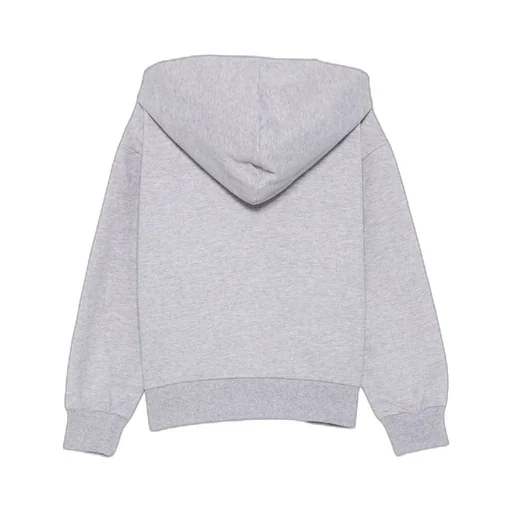 Teddy-Print Zip-Up Hoodie