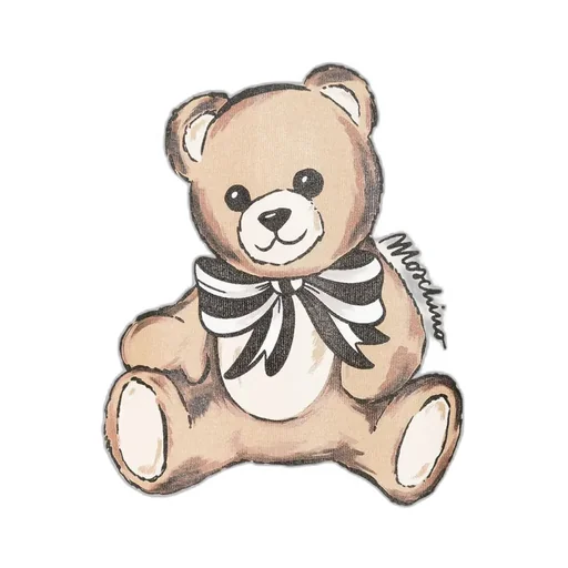 Teddy Print Hoodie