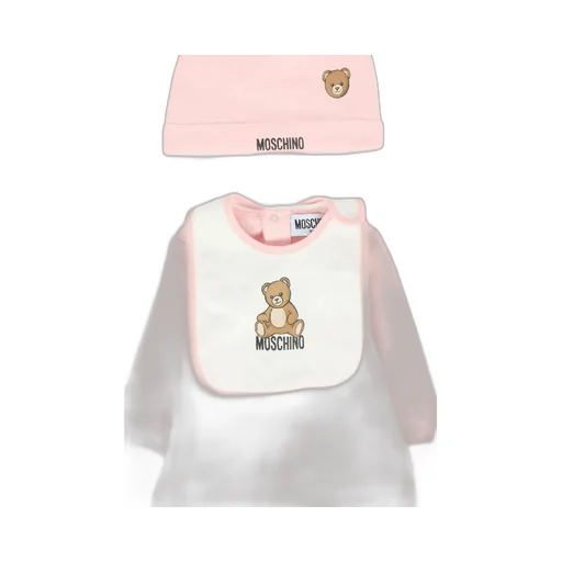 Bear-Motif Babygrow Set