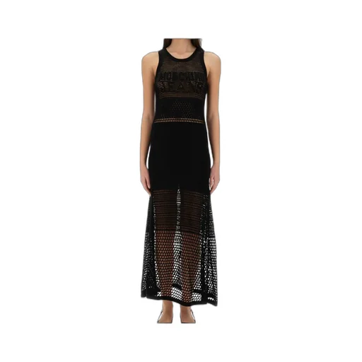 Mesh Dress With Logo