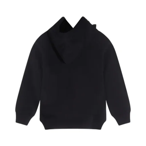 Logo Printed Long-Sleeved Hoodie