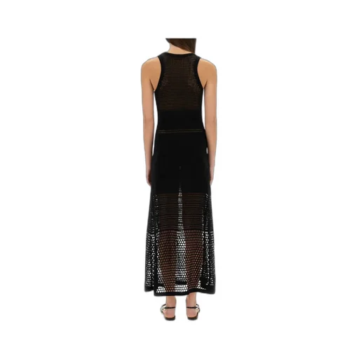 Mesh Dress With Logo