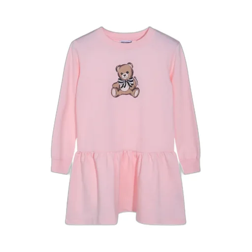 Teddy Printed Long-Sleeved Dress