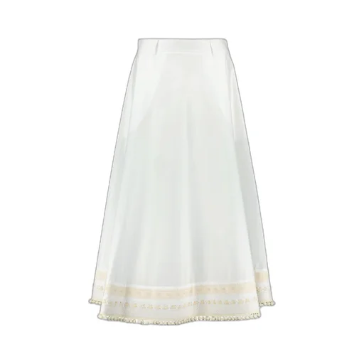 Trim Detailed Skirt
