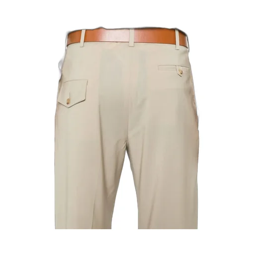 Belted Straight-Leg Trousers
