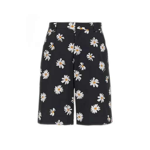 Floral Printed Knee-Length Shorts