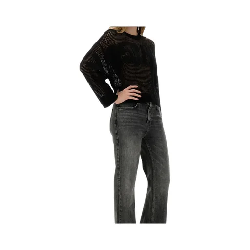 Open Knitted Crewneck Jumper