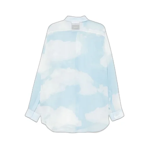 Long Sleeved Cloud Printed Shirt