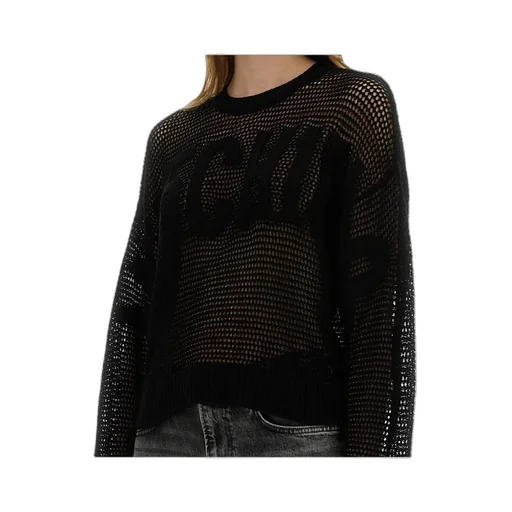 Open Knitted Crewneck Jumper