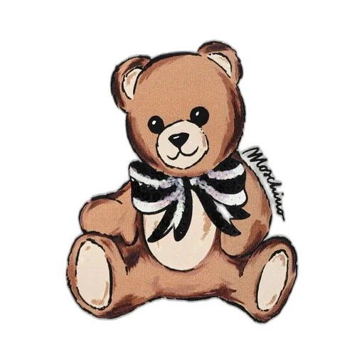 Teddy Bear Print Sweatshirt