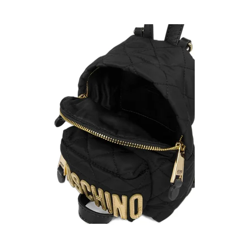 Black Checked Mini Backpack