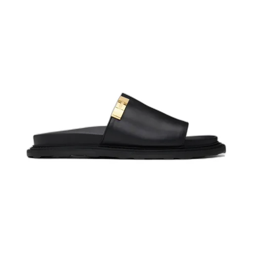 Logo Plaque Sandals