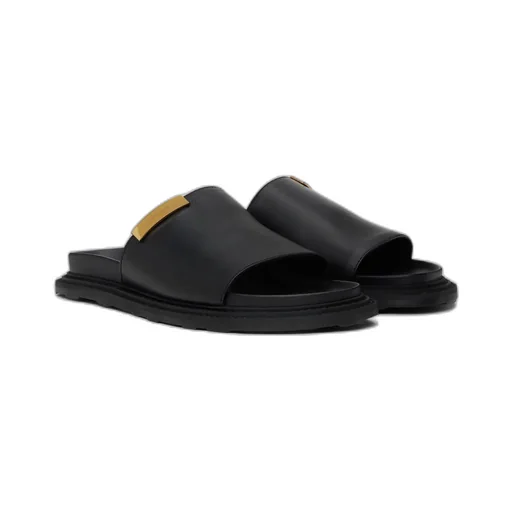 Logo Plaque Sandals
