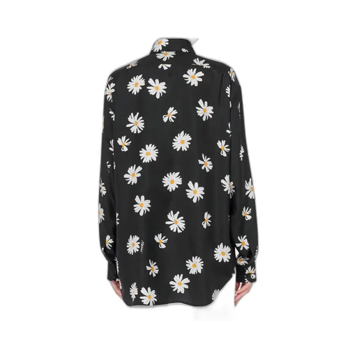 Silk Twill Shirt Allover Daisy