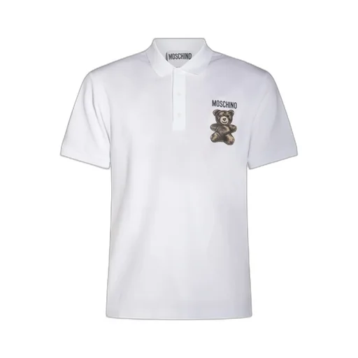 Teddy Bear Printed Short-Sleeved Polo
