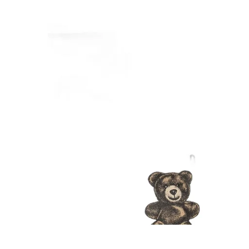 Teddy Bear Printed Short-Sleeved Polo