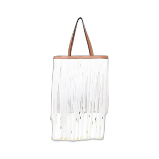 Fringe-Detailed Tote Bag