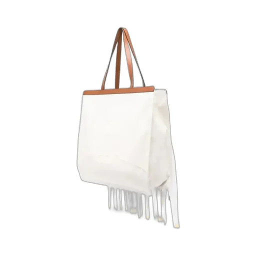 Fringe-Detailed Tote Bag