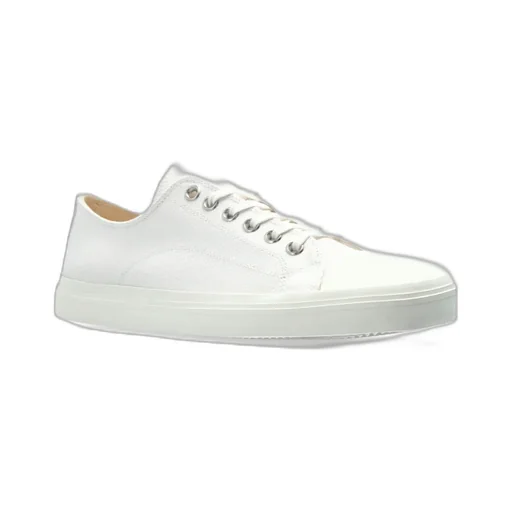 Contrast-Stitched Lace-Up Sneakers