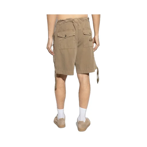 Logo Embroidered Drawstring Shorts