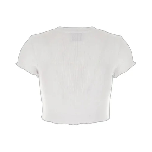 Cropped Ribbed T-Shirt