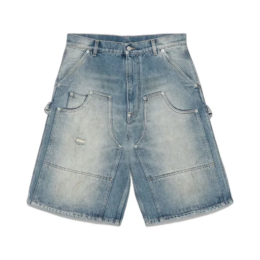 Pocket Detailed Denim Shorts