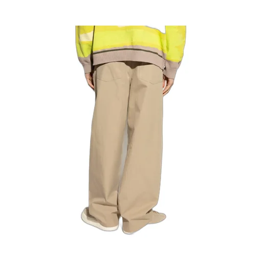 Mid-Rise Wide-Leg Trousers