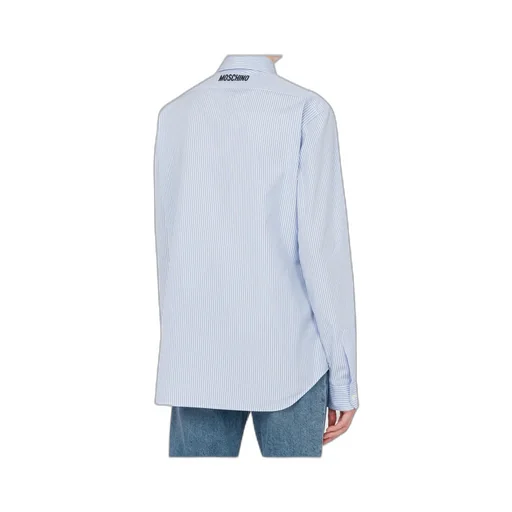 Long-Sleeved Pinstriped Shirt