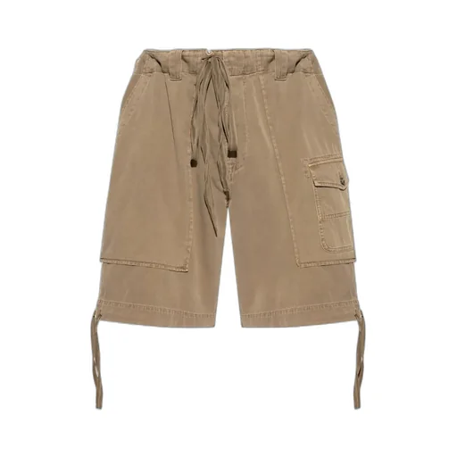 Logo Embroidered Drawstring Shorts