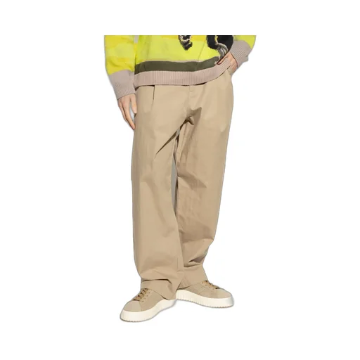 Mid-Rise Wide-Leg Trousers
