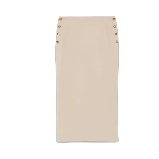 Virgin Wool Midi Skirt