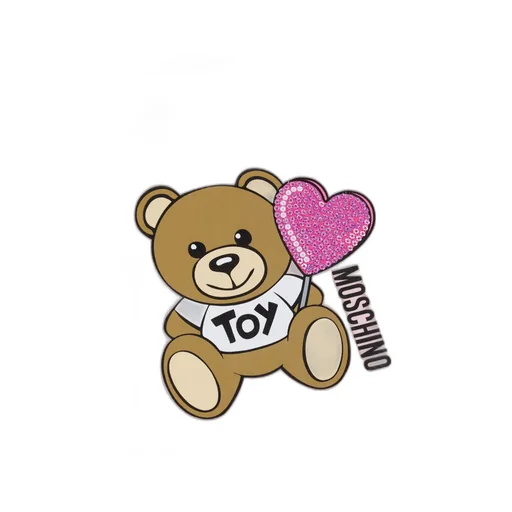 Teddy Bear-Print Glitter Dress
