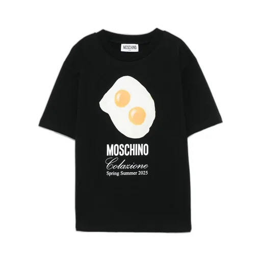 Egg-Print Crewneck T-Shirt