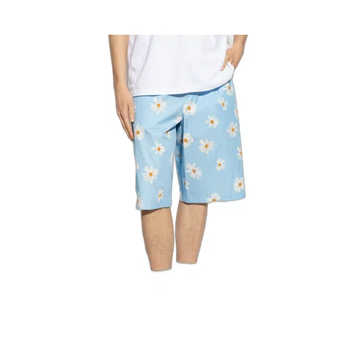 Floral Printed Knee-Length Shorts