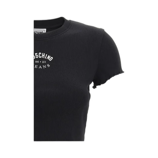 Cropped Ribbed T-Shirt