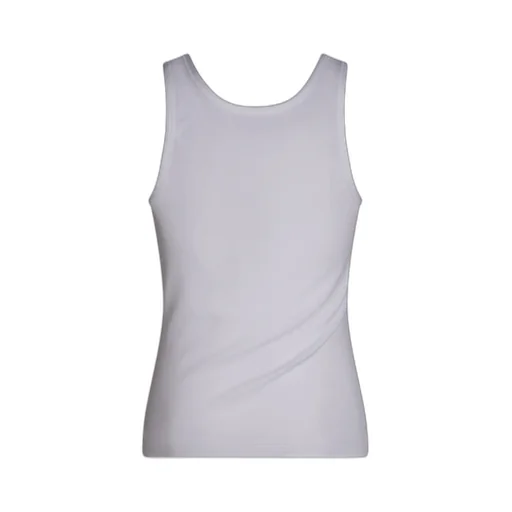 Slogan-Print Sleeveless Tank Top